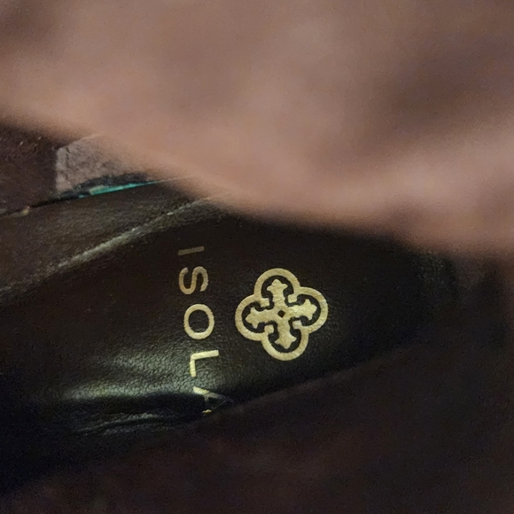 Isola Brown Leather Tall Riding Biker Boots, Size 9.5 - Picture 7 of 11